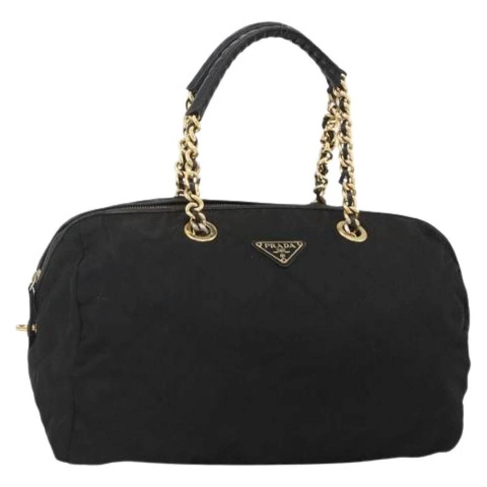 Prada Vintage - Pre-owned Vintage Nylon Boston Bag Vintage - Dam - ONE Size - Nylon