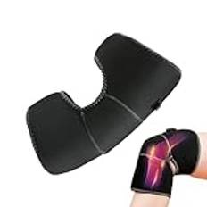 FmtwPhn knävärmare wraps – knämassage med 3-stegs temperaturjustering – uppladdningsbara omslag för knä axel armbåge, benmassage lugnar musklerna