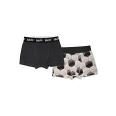 Molo - Justin boxerpack - barn - ekologisk bomull/Elastan - 92-98 - Svart