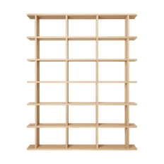 Ferm Living Kona bokhylla 3x6 Natural - Beige