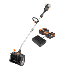 Worx WG460E 20V PowerShare Sneslynge 2x20V med 2 stk. 4,0Ah batteri og dobbeltlader