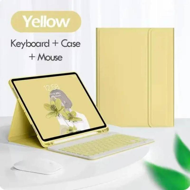 För iPad 11:e A16 2025 Magnetiskt Surfplatta Tangentbordsfodral för iPad Pro 11 2022 10.2 7 8 9 10:e Gen Air 3 10.5 Stödfodral Funda