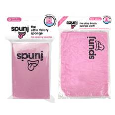 Ultra absorberande disktrasa + svamp | Spunj | rosa