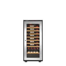EuroCave Inspiration Medium - 58/59 flasker - 1 zone - Premium pack - Wood//Glass door - Silver frame