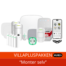 AJAX HUB 2 PLUS VillaPluspakke PhOd - Hvid