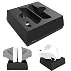 Charging Station for PS VR2, New Magnetic Absorption Charging Stand Docking Station, Dual Slots