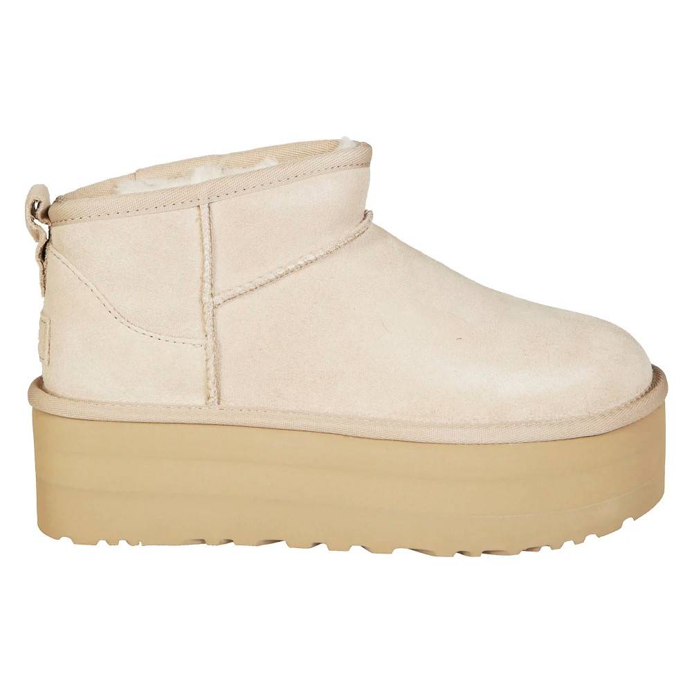 UGG - Klassiska Ultra Mini Platform Skor - Dam - 39 EU - Polyester