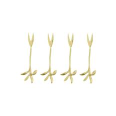 House Doctor Serve Kitchen Utensils Forks Antique Gold