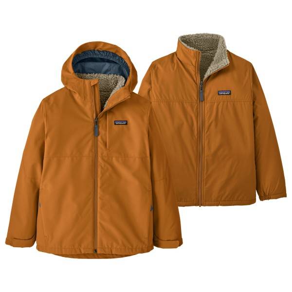 Patagonia Kid's 4-in-1 Everyday Jacket 3 i 1-jakke Børn størrelse XXL farve brun