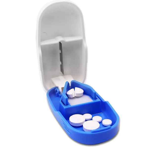 Tablettdelare – Enkel och Portabel Medicindelare (83 x 45 x 25 mm)
