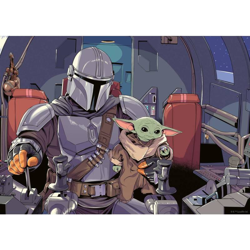 Ravensburger Puzzle 16565 - Star Wars: Mandalorian - 1000 Teile...
