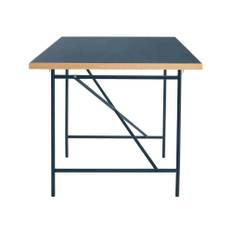 PLEASE WAIT to be SEATED EIERMANN1 Desk Skrivebord (120x80 cm) Dark Blue Linoleum & Navy Blue