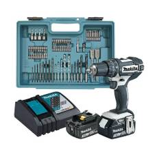 Makita slagboremaskine DHP482FWX1 18V 3,0Ah m/kuffert, batteri & lader