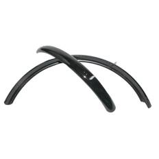Skærmsæt Winther 20" R1 Plastic Sort m/RF Stivere