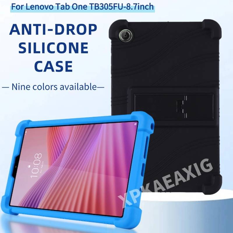 case For LENOVO Tab One 8.7 inch Tablet  protective cover Android Tablet Soft Silicone Adjustable Stand protective sleeve
