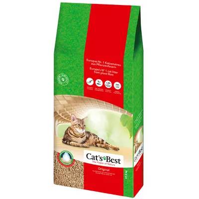 Sparpack: Cat's Best Öko Plus / Original kattsand, 60 l