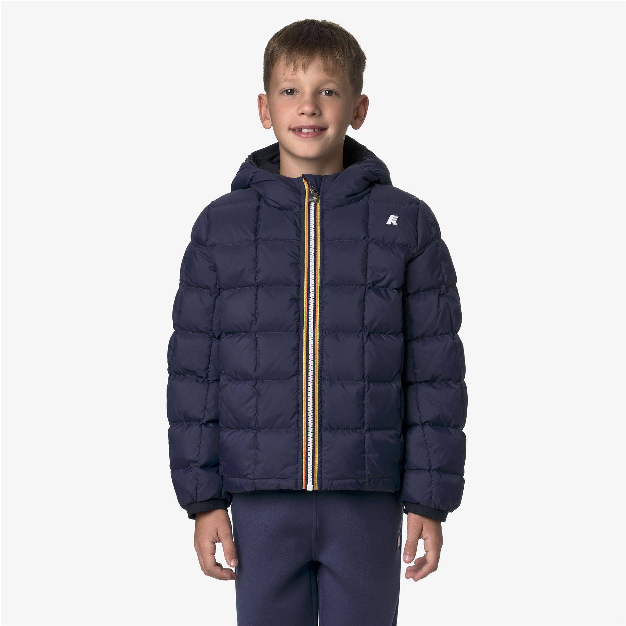 K-Way P. Jack St Thermo Double - Corto Giacche Corto Giacche - Blue - Unisex - 12Y