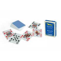 Philos Pokerkarten blau Plastik Kartenspiel