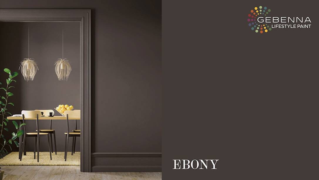 Gebenna Väggfärg: Ebony 9 liter