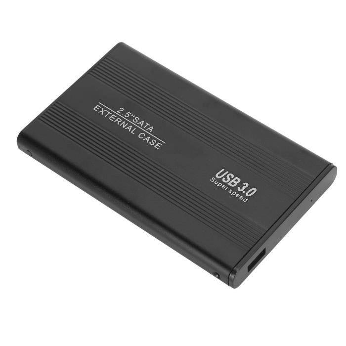 Boîtier externe SATA Fdit - 2,5 pouces - USB 3.0 - 1 To - Noir