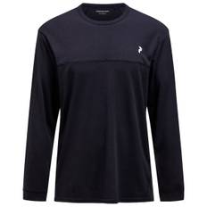 Peak Performance Trail Wool Blend L/S Merinotröja Herr Storlek M Färg svart