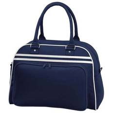 Retro bowlingpåse (23 liter) (fransk marin/vit) - Marinblå - En-Storlek