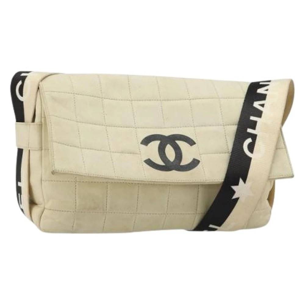 Chanel Vintage Pre-owned Vintage Skuldertaske - Vintage - Dame - Hvid - ONE SIZE - Uld