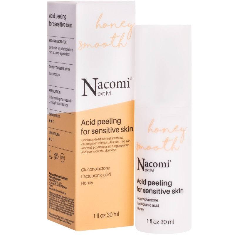 Nacomi Next Level Honey Smooth syrapeeling för ansiktet 30 ml