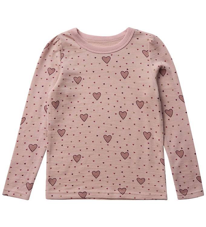Hust and Claire Tröja - Ull/Viskos - HCAbba - Dusty Rose m. Hea - Hust and Claire - 7 år (122) - T-shirt