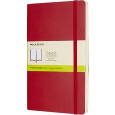 Moleskine Classic Notebook (Soft cover, Large, Plain, Scarlet Red)