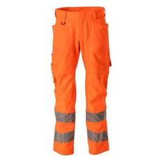 MASCOT ACCELERATE SAFE arbejdsbukser med knælommer, hi-vis orange - 90C54