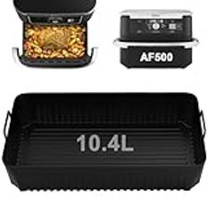 Accessoire för Ninja Luftfritös Flexdrawer 10,4 l AF500eu 10.4l Dubbel Korg Tillbehör Foodi Flex Flexdrawer 10,4 l Airfryer Silikon Moule AF500 Flex Drawer