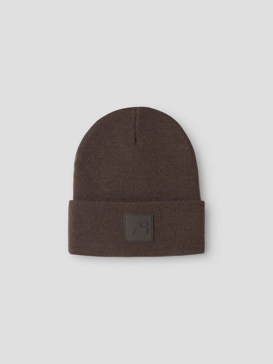 Stickat Mössa - Brun - 55/57