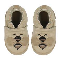 En Fant Skinntofflor - Applikation - White Pepper m. Bee - En Fant - 20 - Innerskor