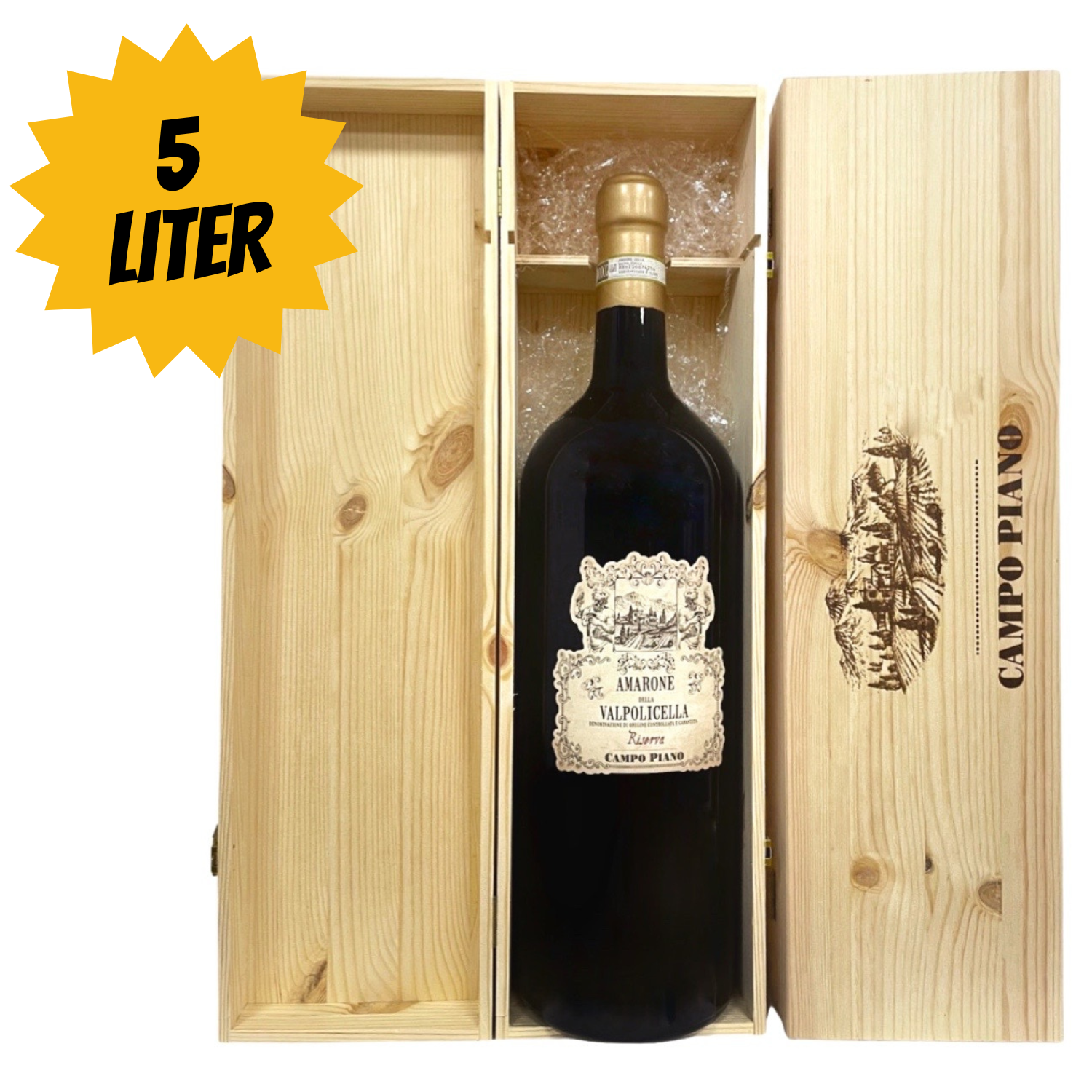 5 LITERS Amarone della Valpolicella Riserva 17% Campo Piano | 500 CL..