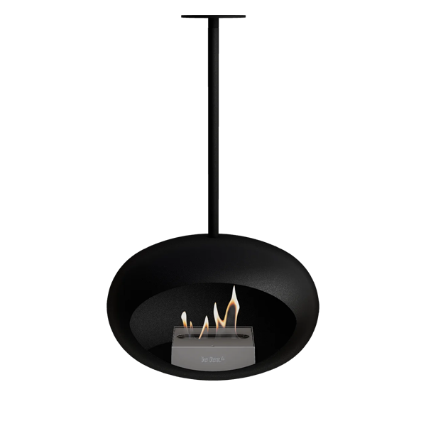 Le Feu Sky biopejs i sort - Sort - 50 cm - Stål brænder.