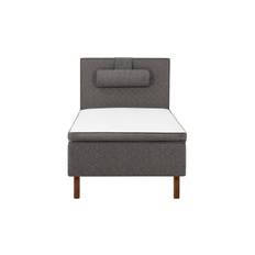 Sundborn Komplet Sengepakke Boksseng 105x200 Middelfast Memo - Grå Boxmadras & boxseng