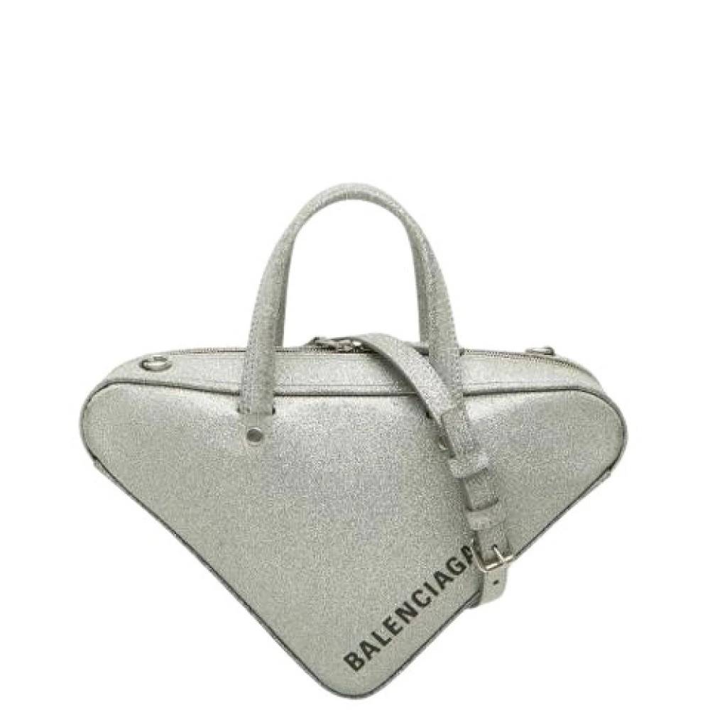 Balenciaga Vintage Pre-owned Vintage Skuldertaske - Vintage - Dame - Grå - ONE SIZE - Uld