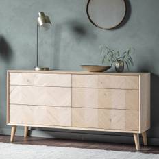 Milano 6 Drawer Chest - Oak