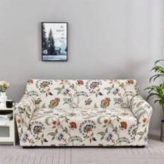 1pc All-Inclusive Floral Pattern Anti-Slip Stretch Sofa Cover, Year-Round