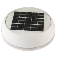 "Marinco 3"" Day & Night solcellsventilator, plast vit"