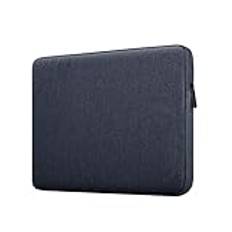 MicaYoung 14-tums laptopfodral kompatibelt med Flex 14/14 tum Acer Spin 3/Swift 1 5 7 och de flesta 14 tum Chromebook VivoBook ZenBook Latitude, vattentät mjuk vadderad väska väska, marinblå