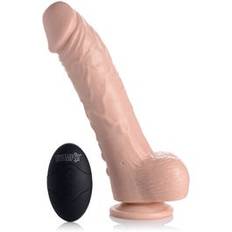 21,5 x 4,5 cm Loadz - Vibrating + Squirting Dildo - Spritz Dildo - Tan