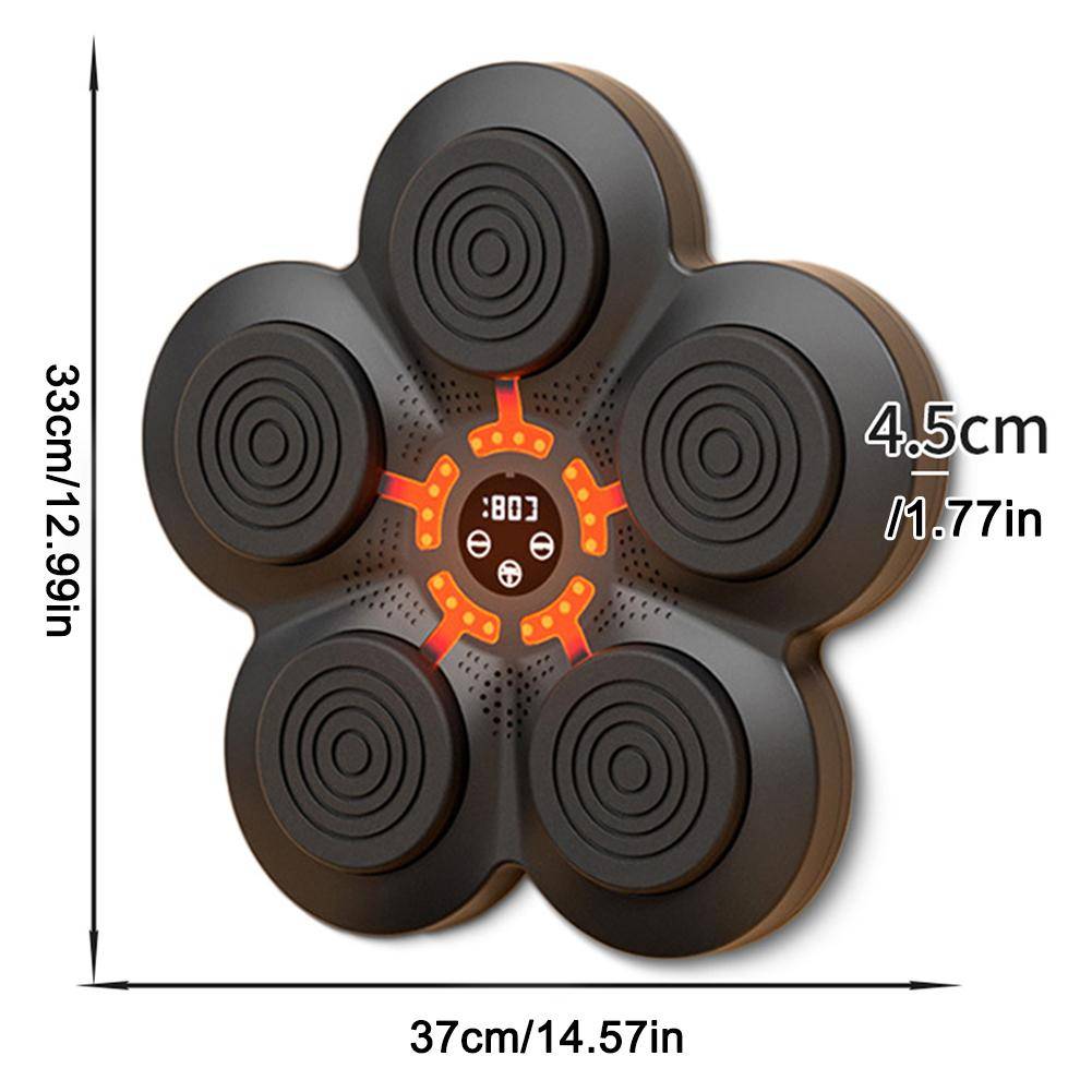 Smart Bluetooth Music Boxing Machine with Boxing Gloves Wall Boxing Target LED USB Charging Sandbag Boxing Training Target no Gloves