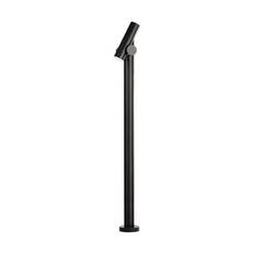 Pullert havelampe med LED modul, 600lm, 3000K, IP44, sort (129x159x1000mm) - V-TAC