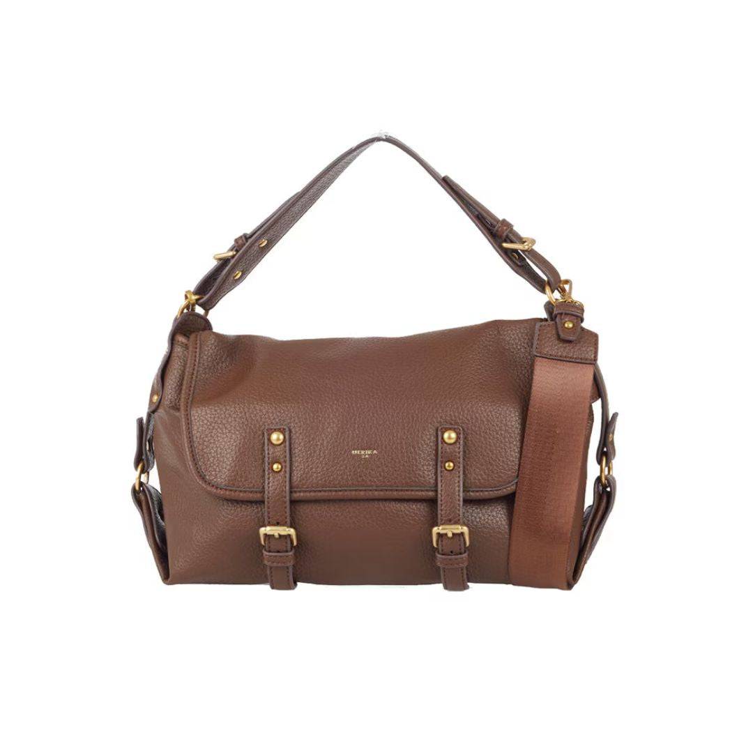 Ulrika Design Recycled PU 2.0 Handväska 37cm, Brun