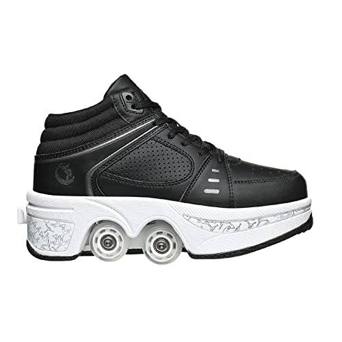 Rullskridskor, skor med hjul, skateboardskor, inline-skridskor, justerbara damskor med hjul för flickor