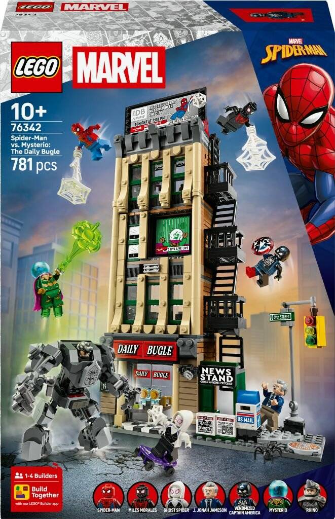 LEGO Super Heroes Marvel Spider-Man mot Mysterio: Daily Bugle 76342