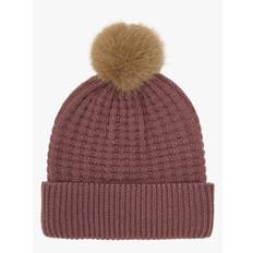 EN FANT Mössa Ullmix med Fuskpäls, Rose Taupe, 48