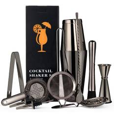 Barsæt Sort Boston Shaker Kit 11 dele